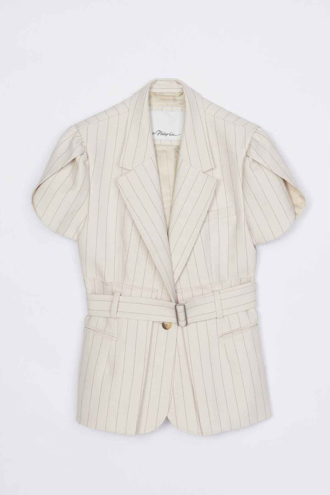 Pinstripe Tulip Sleeve Blazer – 3.1 Phillip Lim