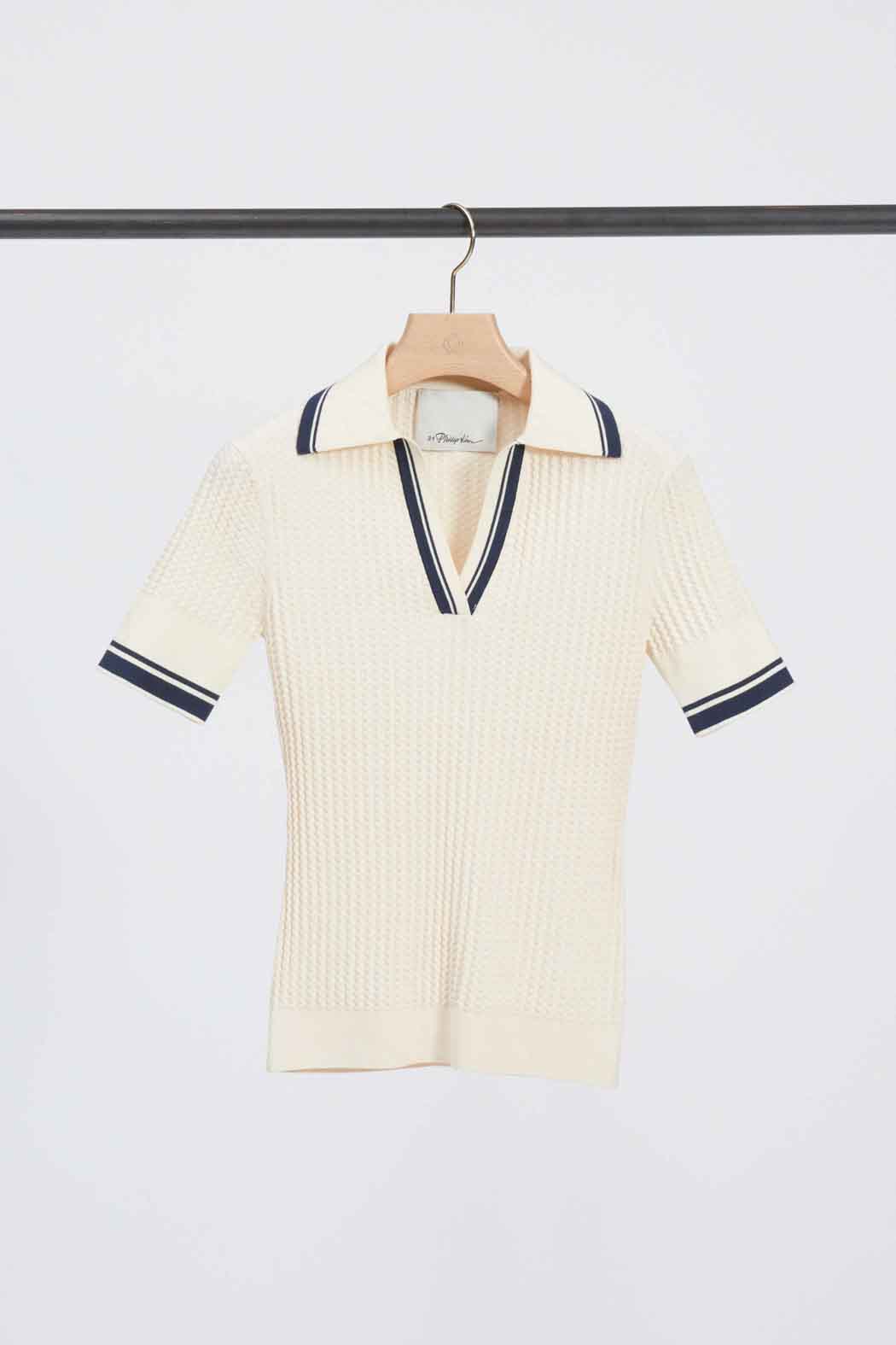 Textured Rib Fitted Polo – 3.1 Phillip Lim