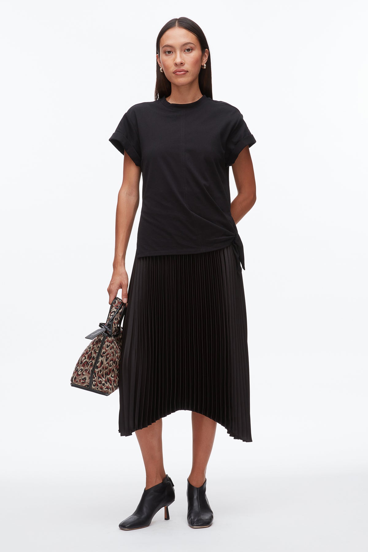 T-Shirt Combo Dress with Pleated Skirt 3.1 Phillip Lim T-Shirt Combo Dress with Pleated Skirt 3.1 Phillip Lim