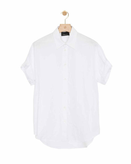 Dolman Sleeve Top With Foldover Collar