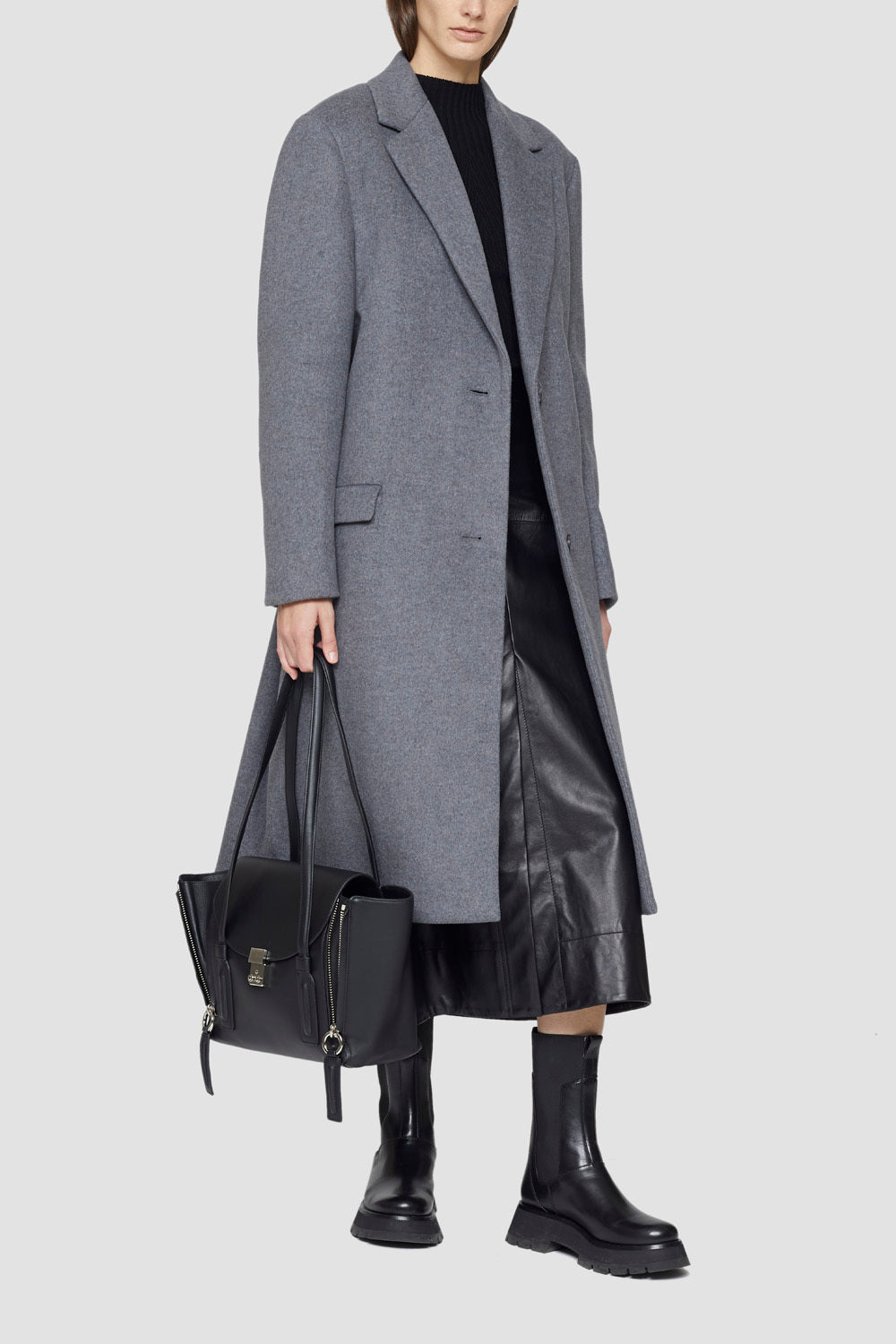ジャケット・アウター OVERCOAT WOOL MELTON OVERSIZED JACKET Classic Melton Wool Oversized – 3.1 Phillip Lim