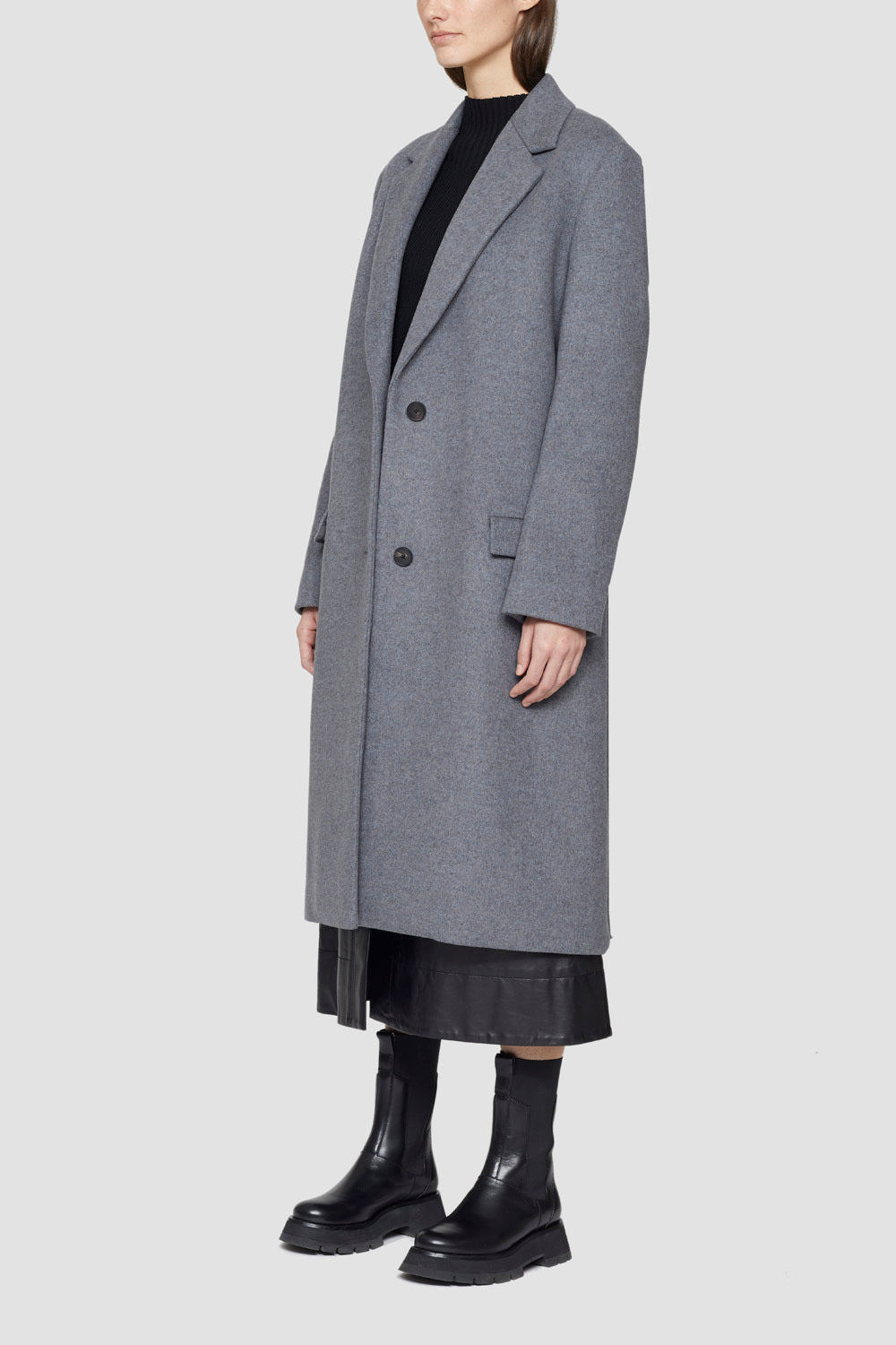 ジャケット・アウター OVERCOAT WOOL MELTON OVERSIZED JACKET Classic Melton Wool Oversized – 3.1 Phillip Lim