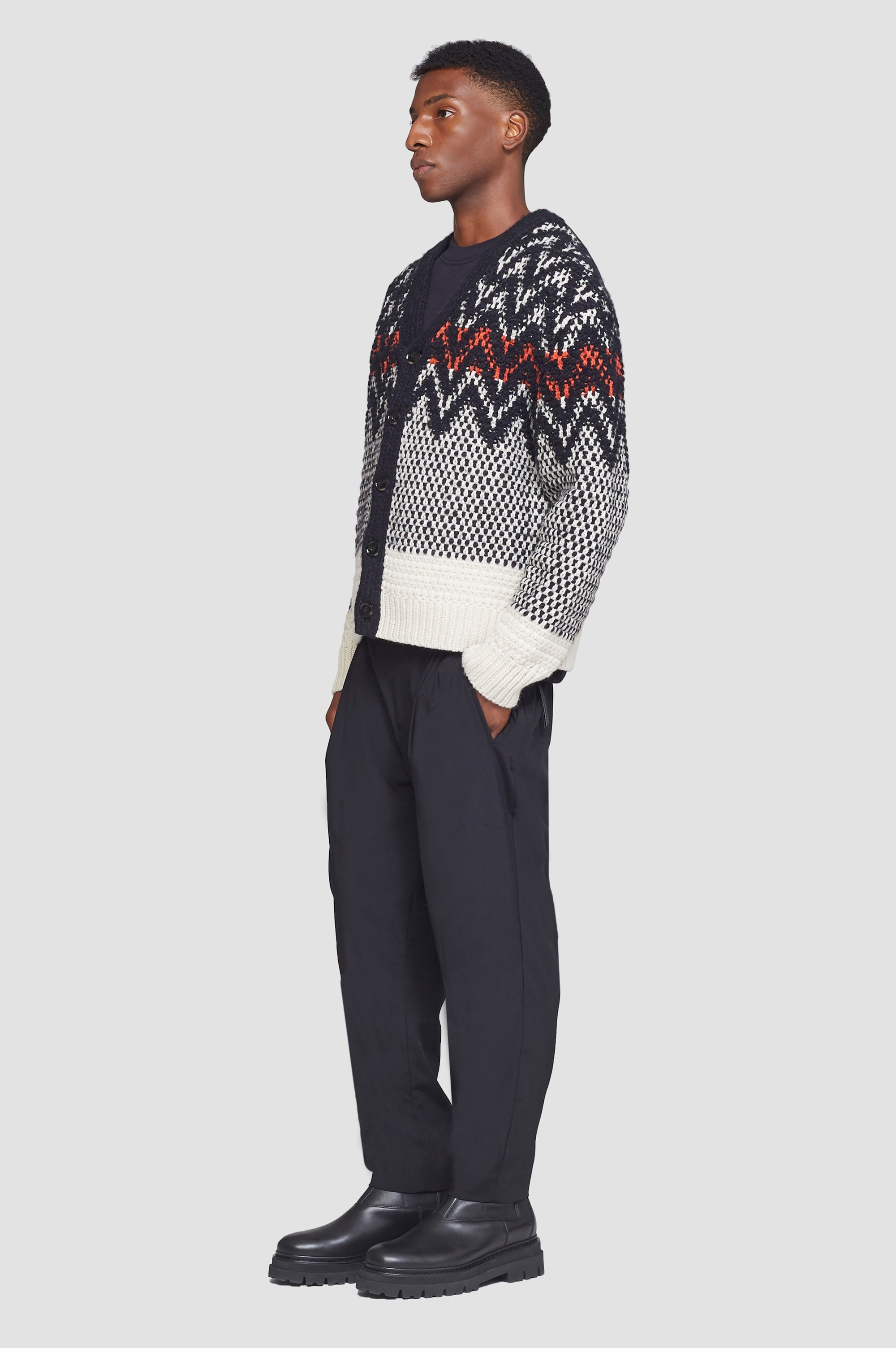 Chevron Jacquard Cardigan – 3.1 Phillip Lim