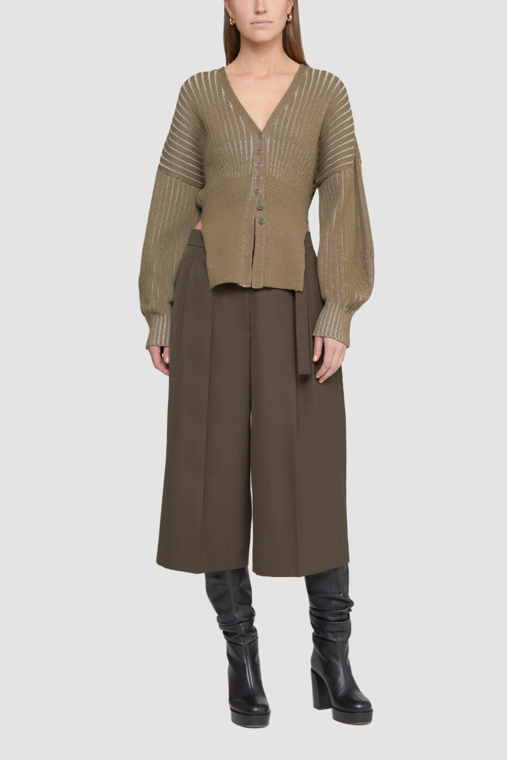 カーディガン 3.1 Phillip Lim 3.1 PHILLIP LIM Ribbed Wool Cardigan | endource