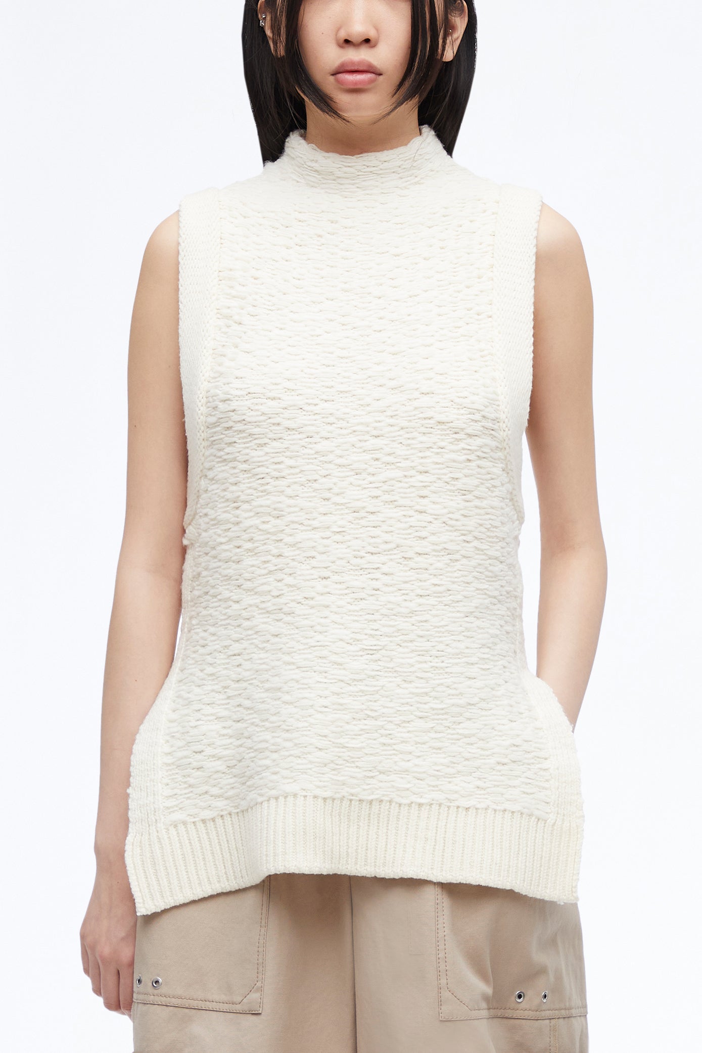 Sleeveless Wool Jacquard Top – 3.1 Phillip Lim