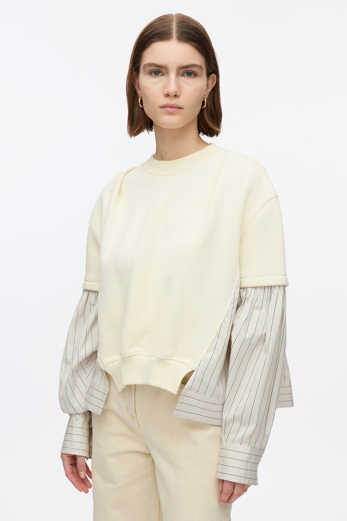 Sweatshirt Maxi 3.1 Phillip Lim Pour Homme - Taille M, Mauve, 100% Coton - Neuve Avec étiquettes