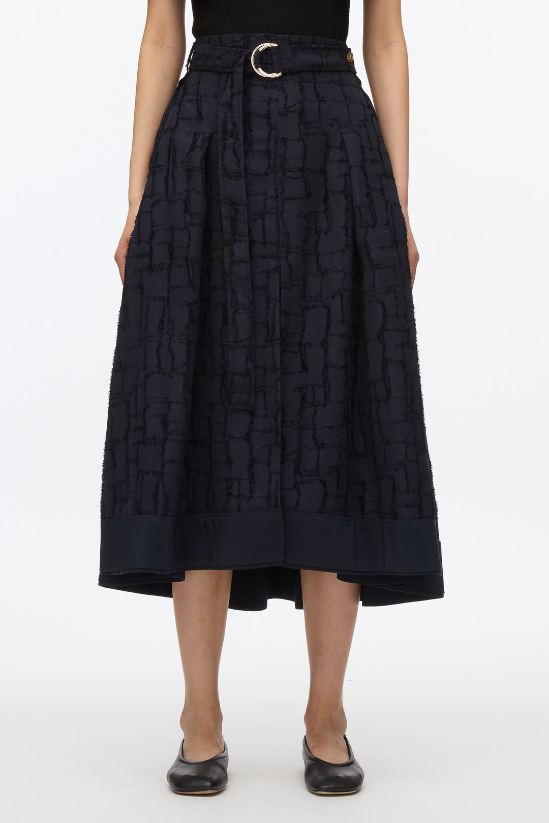 Check Fil Coupé Skirt