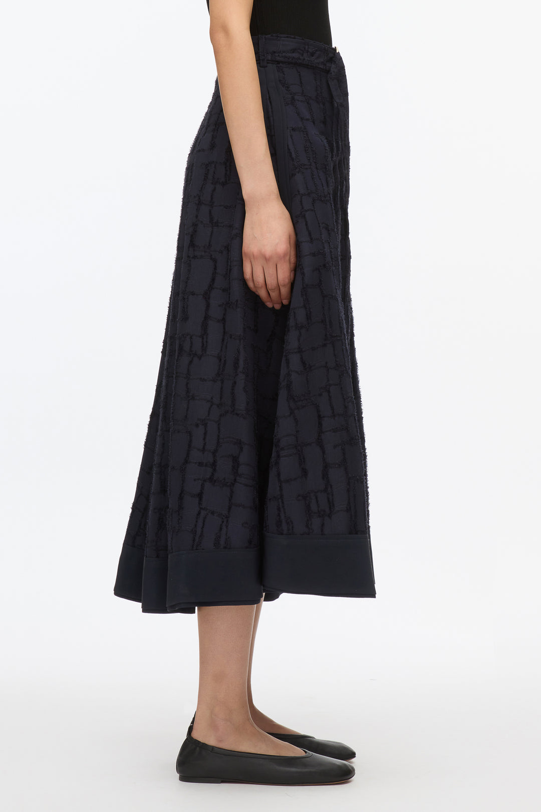 Check Fil Coupé Skirt