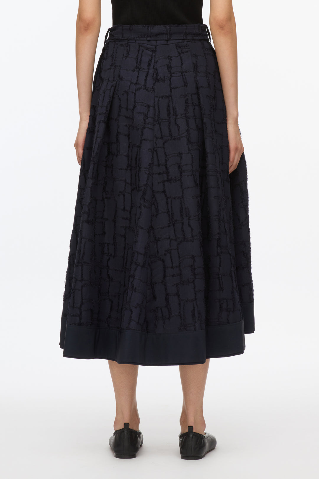 Check Fil Coupé Skirt