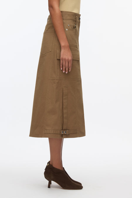 Cropped Kick Flare Trouser