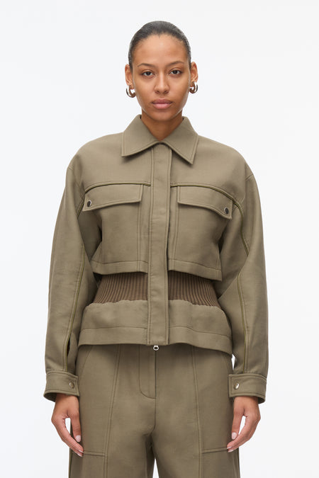 3.1 x Shopbop Cropped Rugby Combo Sweatshirt