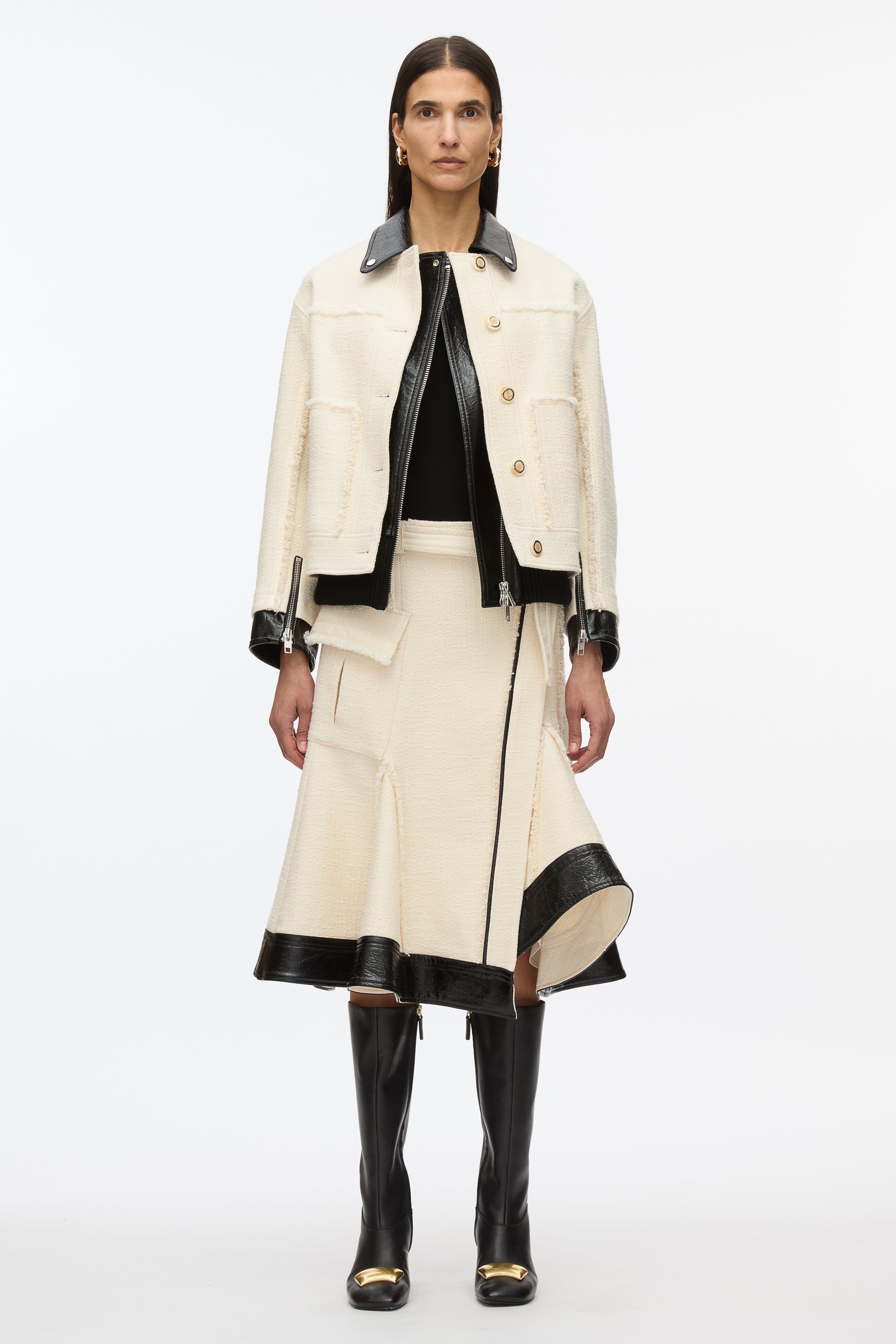 3.1 popular philip Lim cream duster sz:Xs