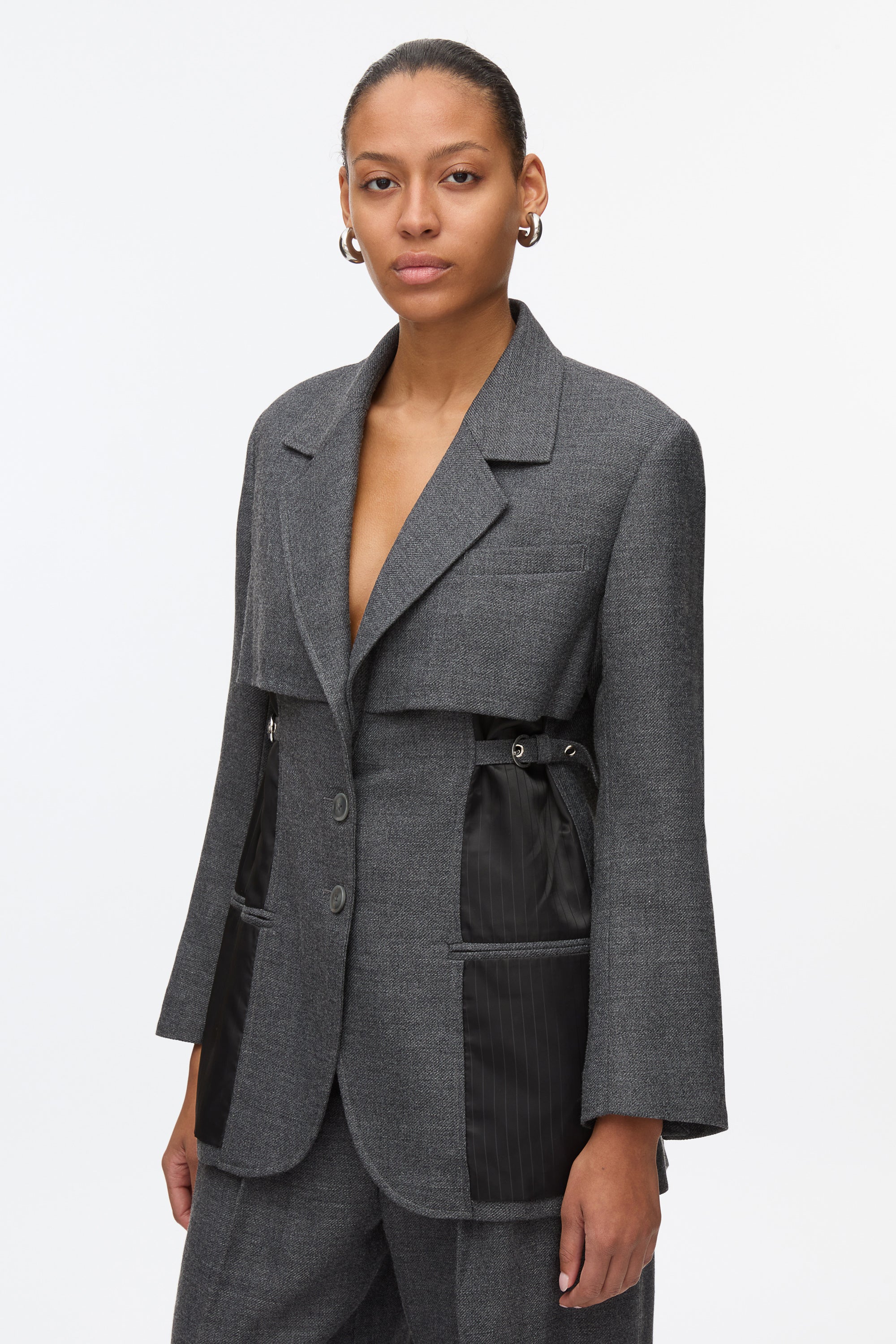 3.1 Phillip Lim Oversized store Double Breasted Zip Blazer