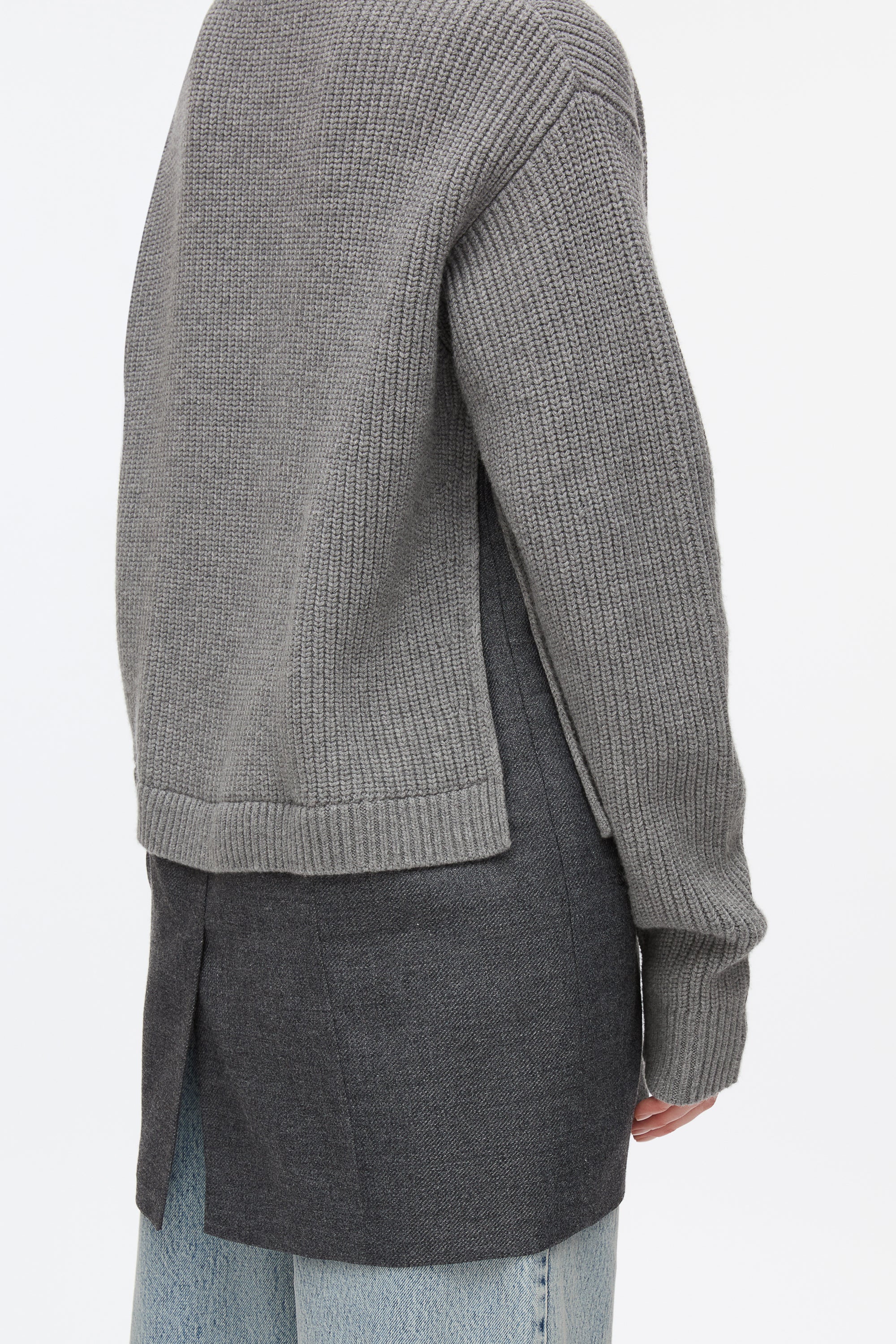 3.1 Philip Lim Cardigan newest Sweater Grey Cardigan Sweater Camouflage Alpaca Wool