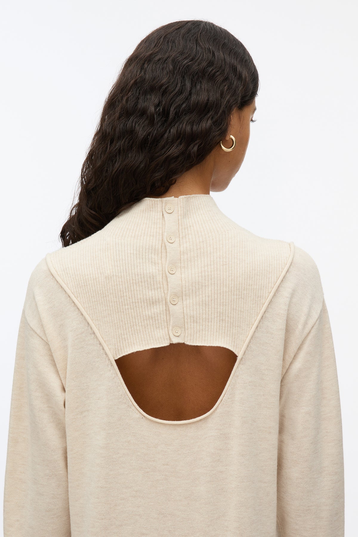 Mockneck Knit Dress with Lace Inlay – 3.1 Phillip Lim