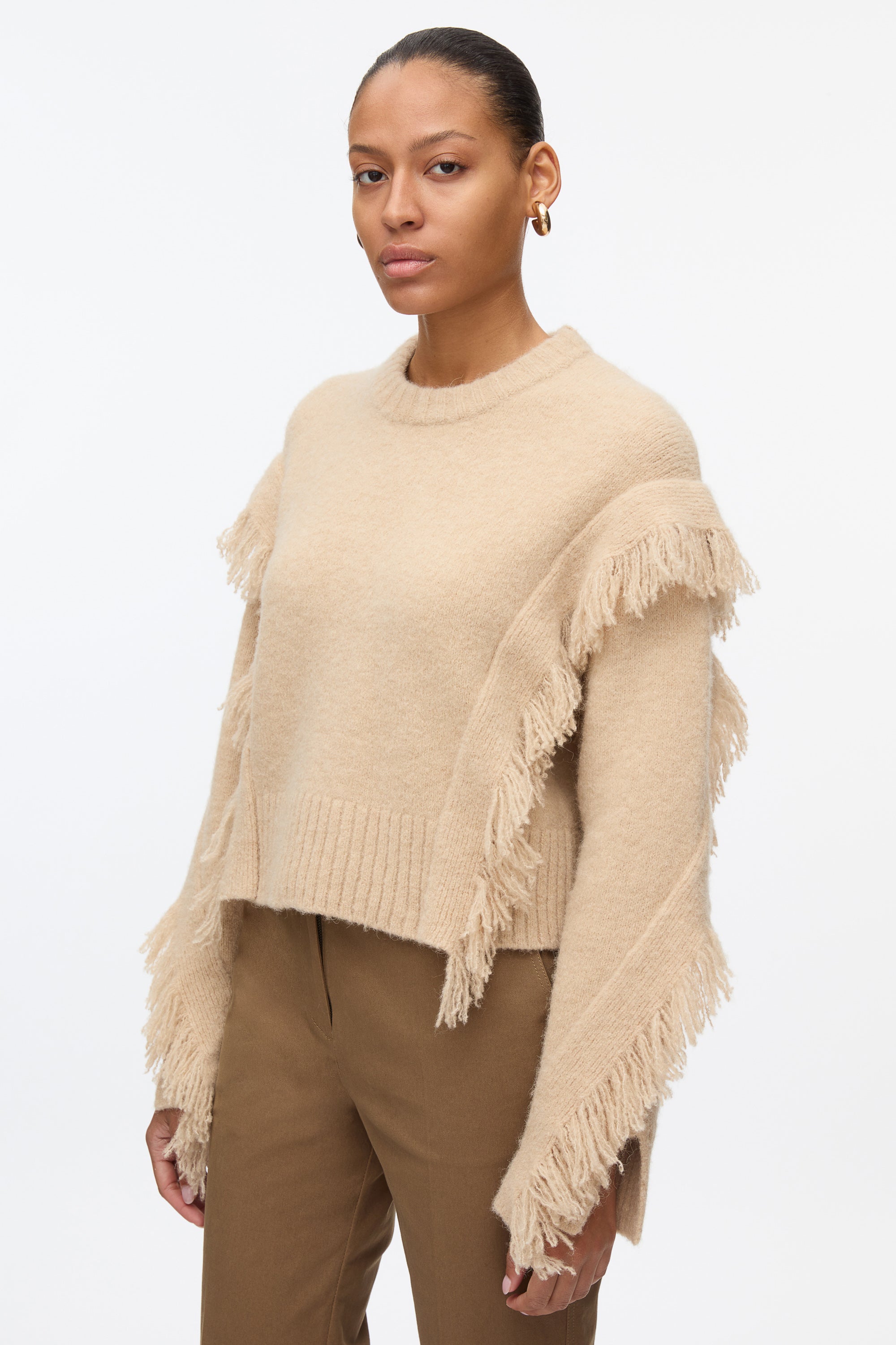 Fringe Crewneck Pullover 3.1 Phillip Lim