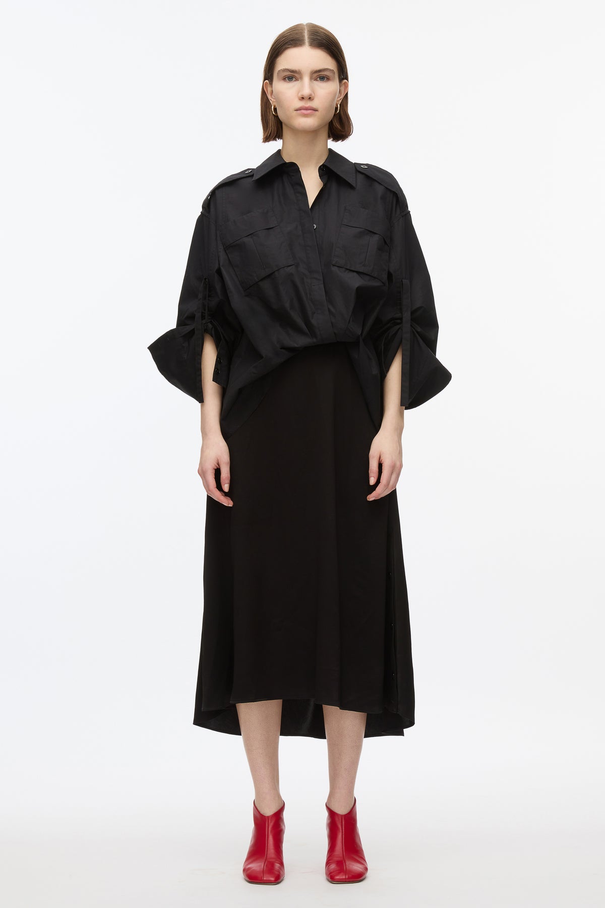 Draped Shirt Combo Slip Dress – 3.1 Phillip Lim