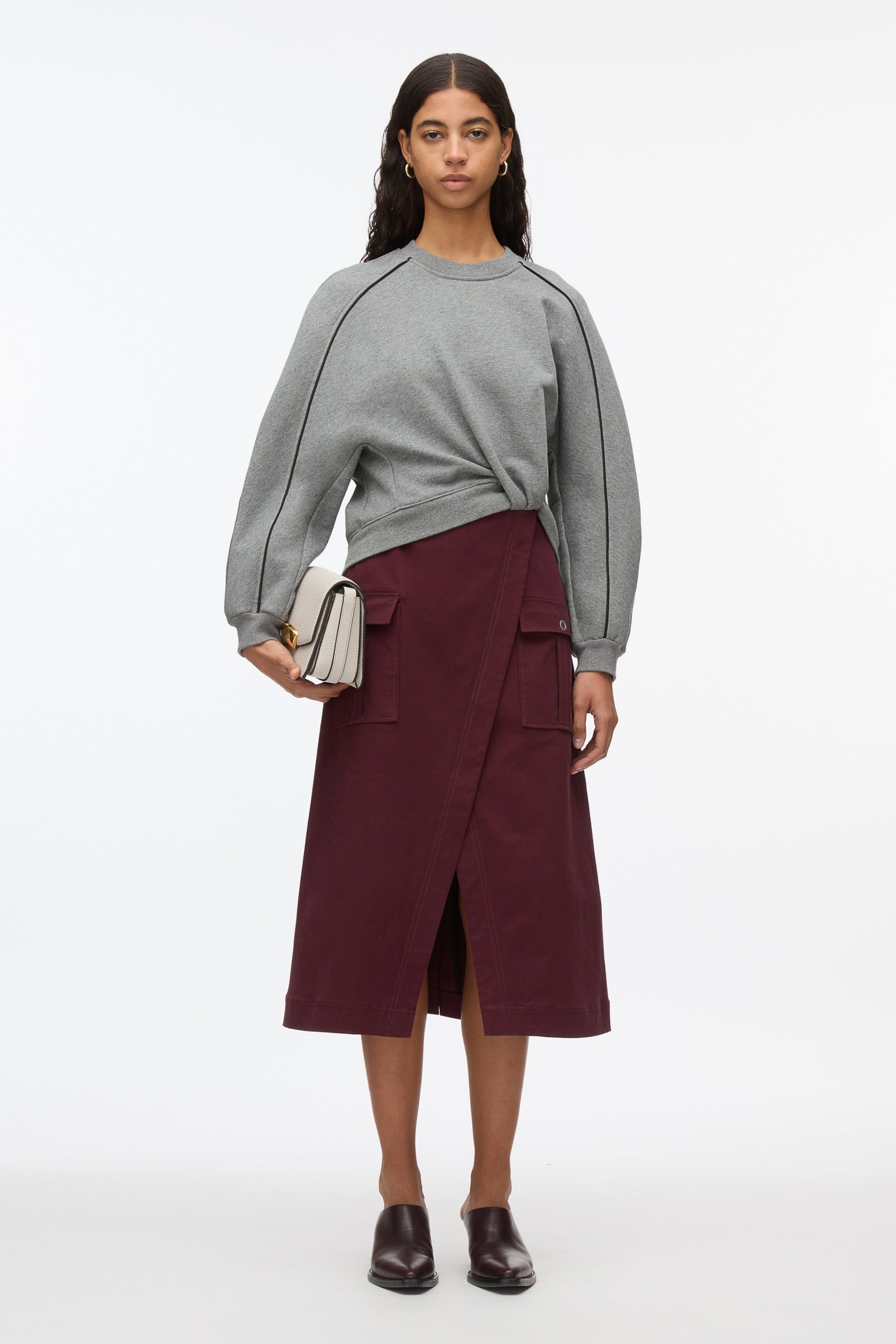 Draped Sweatshirt Utility Dress – 3.1 Phillip Lim