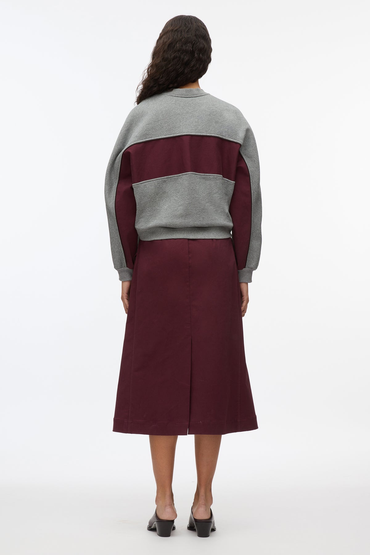 3.1 phillip lim layered look utility dress Patchwork Sleeveless Belted Utility Dress KHAKI-BIRCH / 6