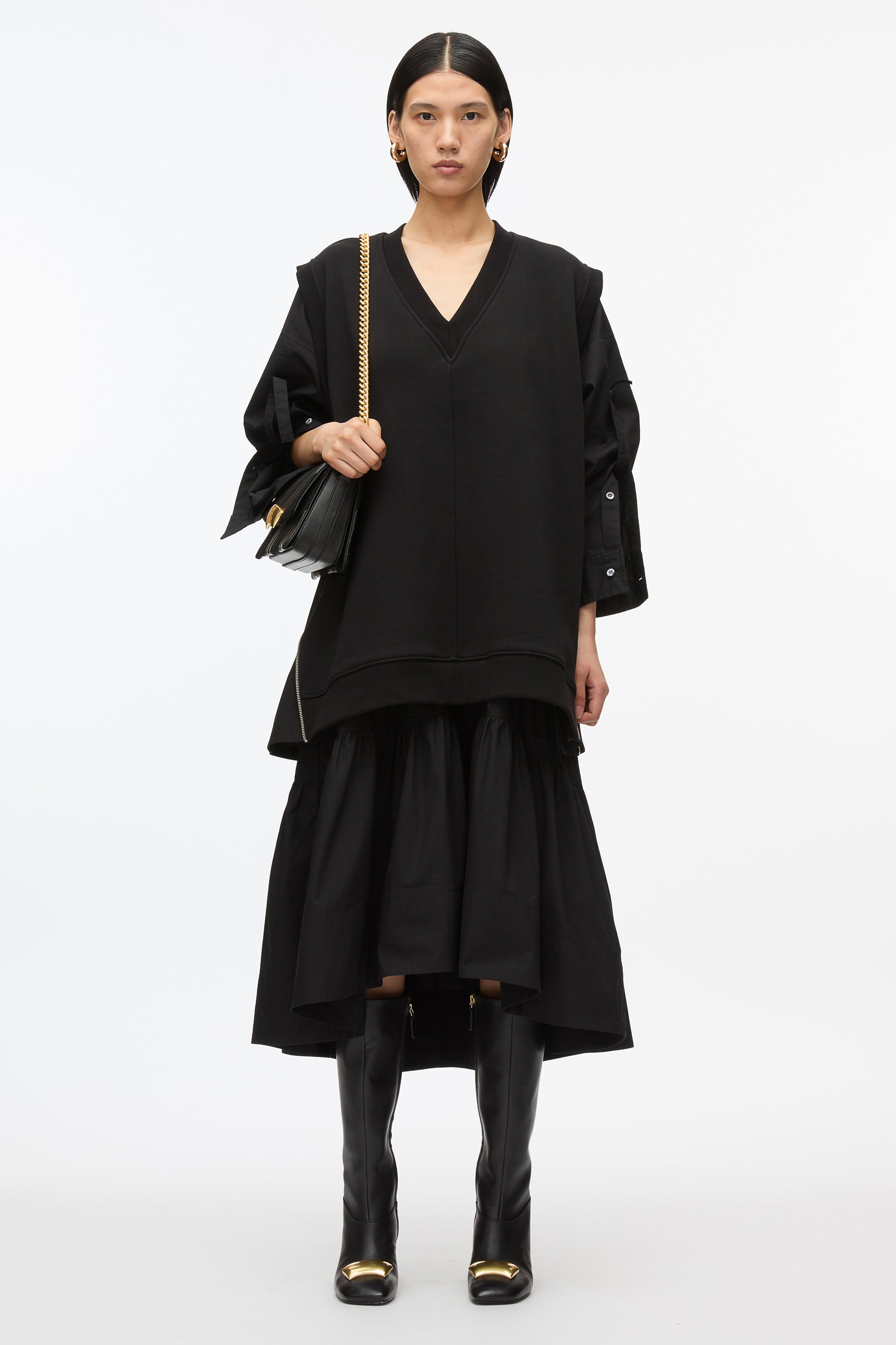 3.1 high quality Phillip Lim Black Kimono Vest