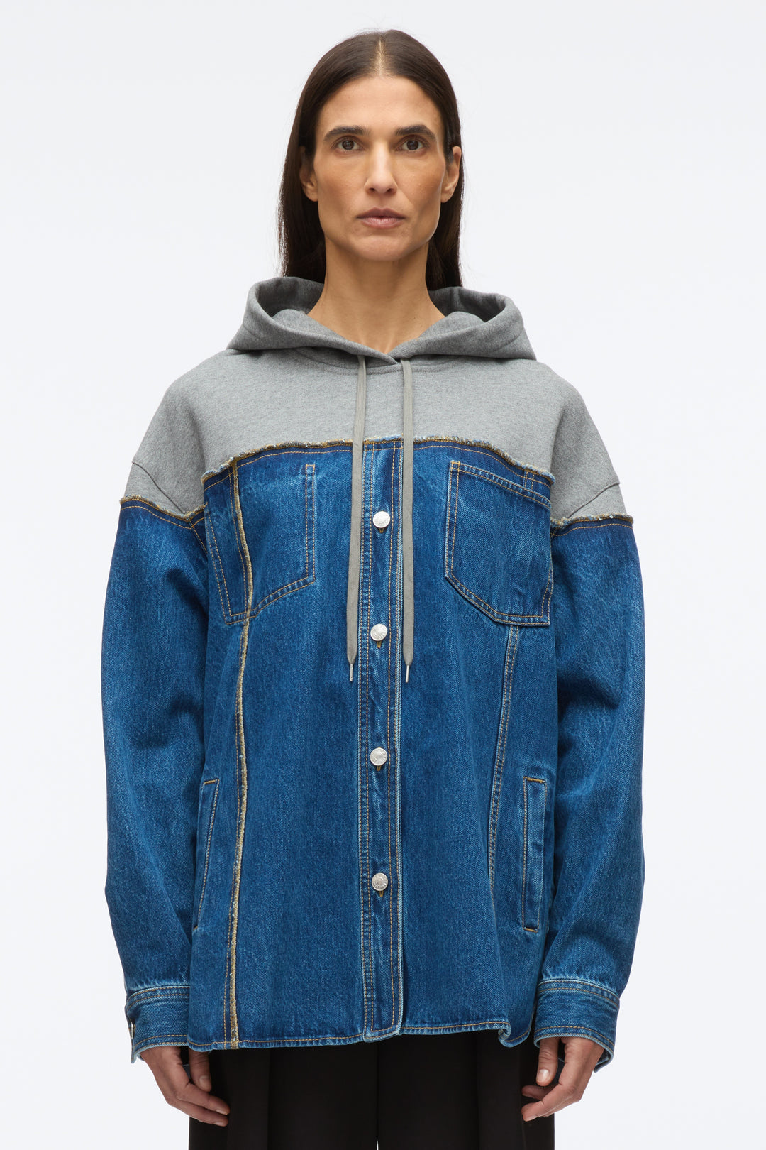 Hybrid Denim Hoodie