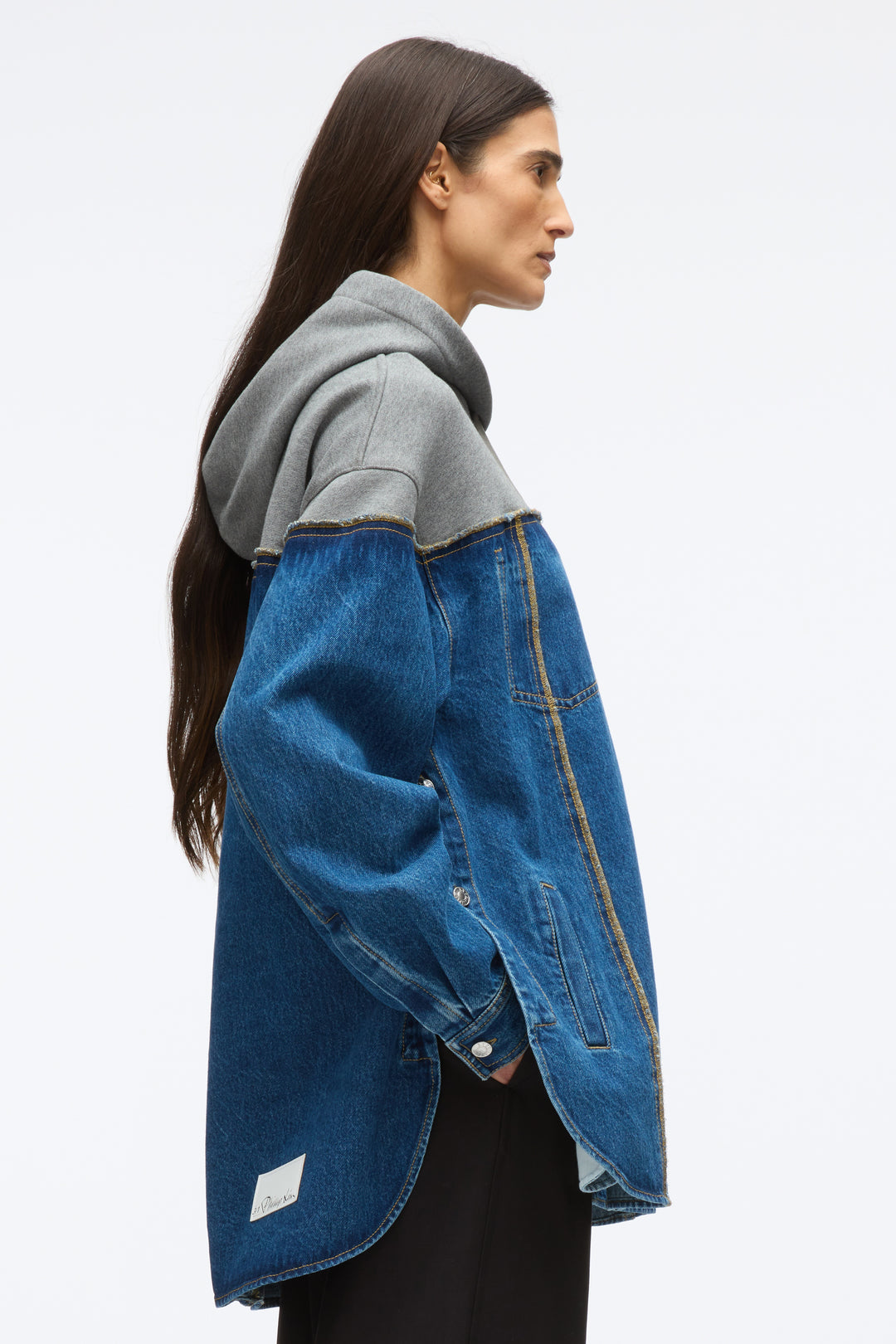 Hybrid Denim Hoodie