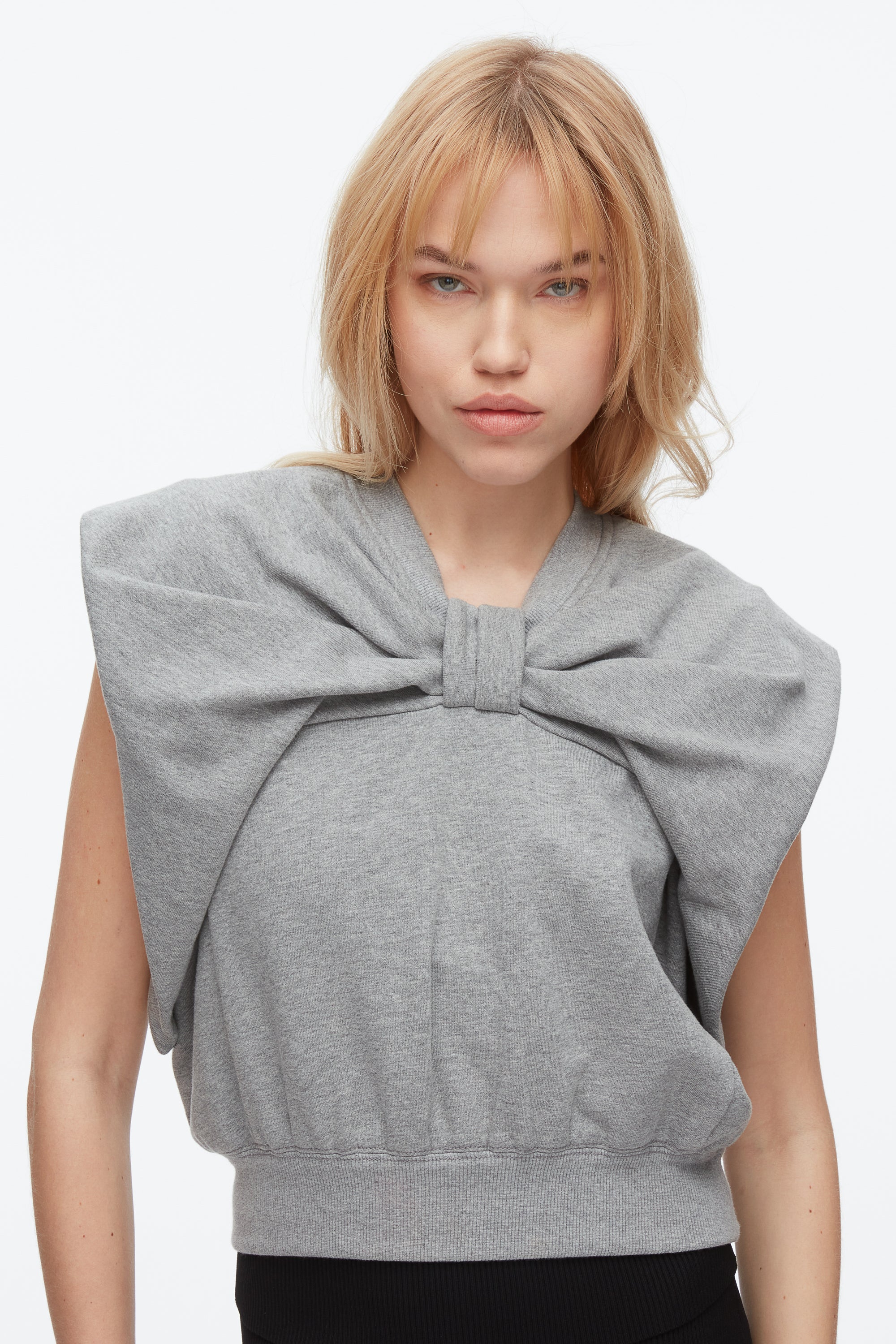 Draped Bow French Terry Top – 3.1 Phillip Lim