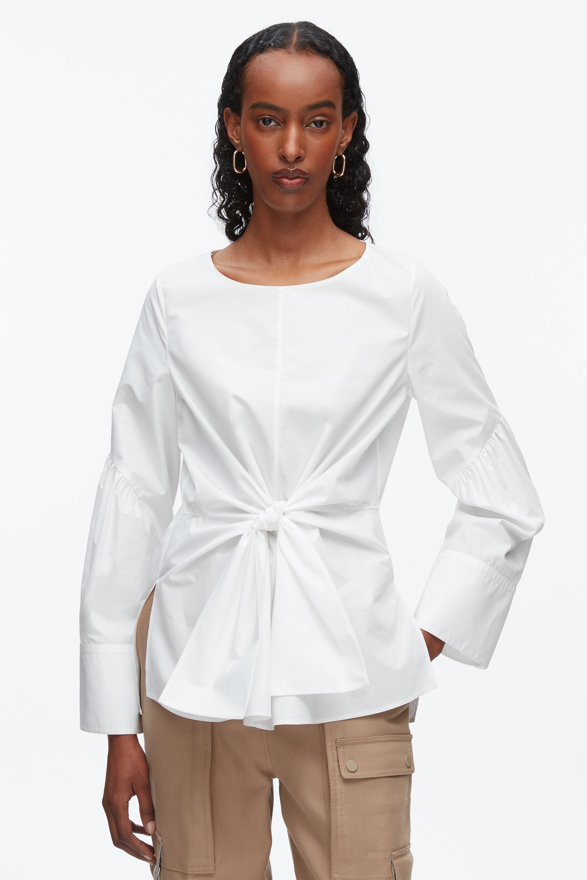 Tie Front Poplin Shirt – 3.1 Phillip Lim