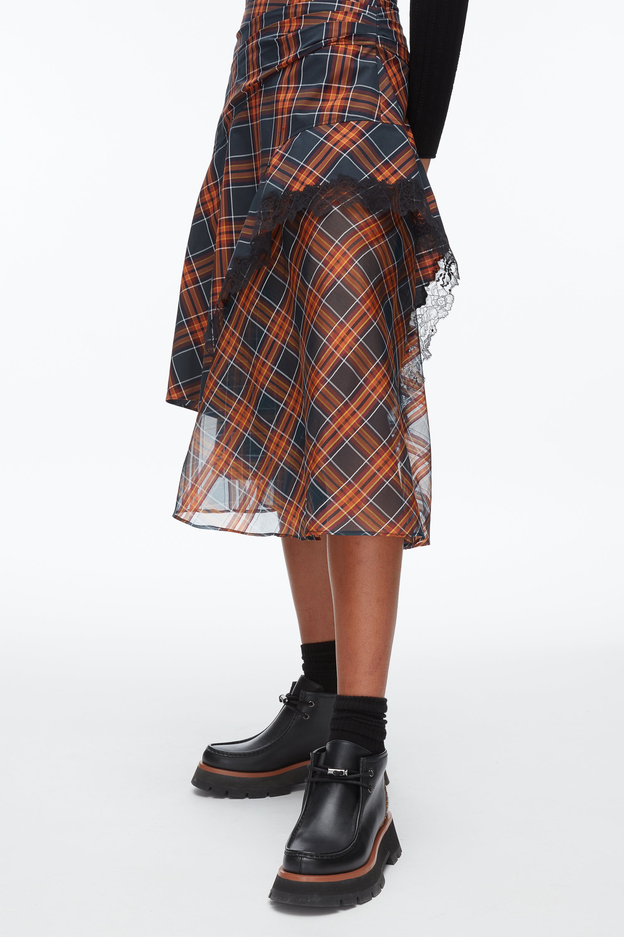 Plaid Mix Draped Midi Skirt – 3.1 Phillip Lim