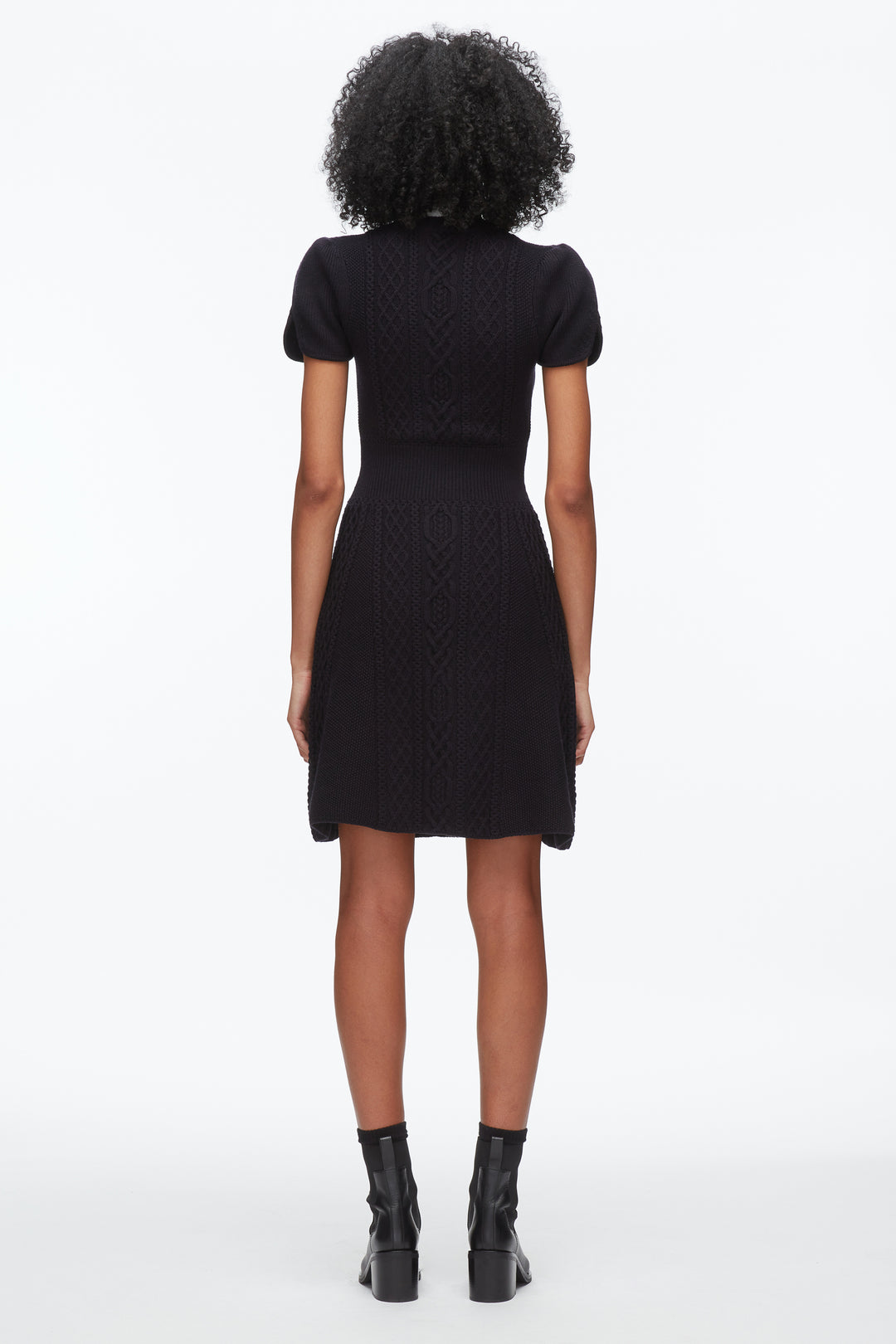 Cable Mix Tulip Dress