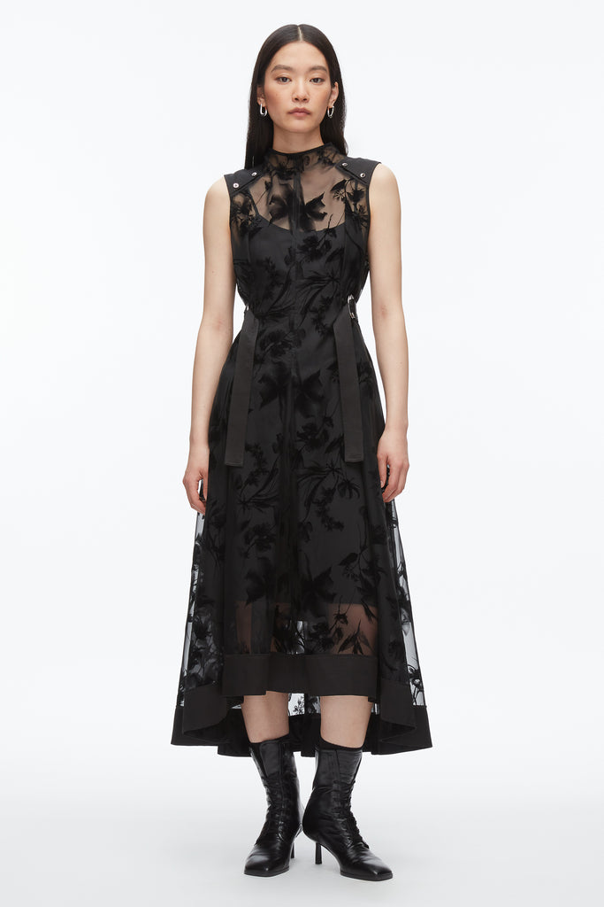 Flocked Organza Midi Dress – 3.1 Phillip Lim