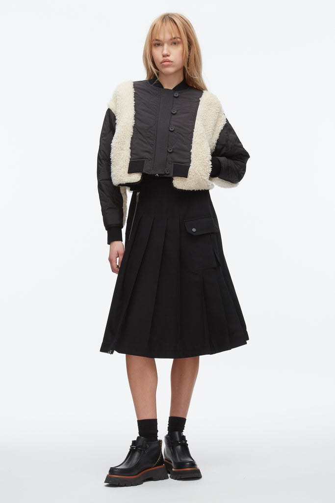 Cropped Sherpa Combo Bomber – 3.1 Phillip Lim