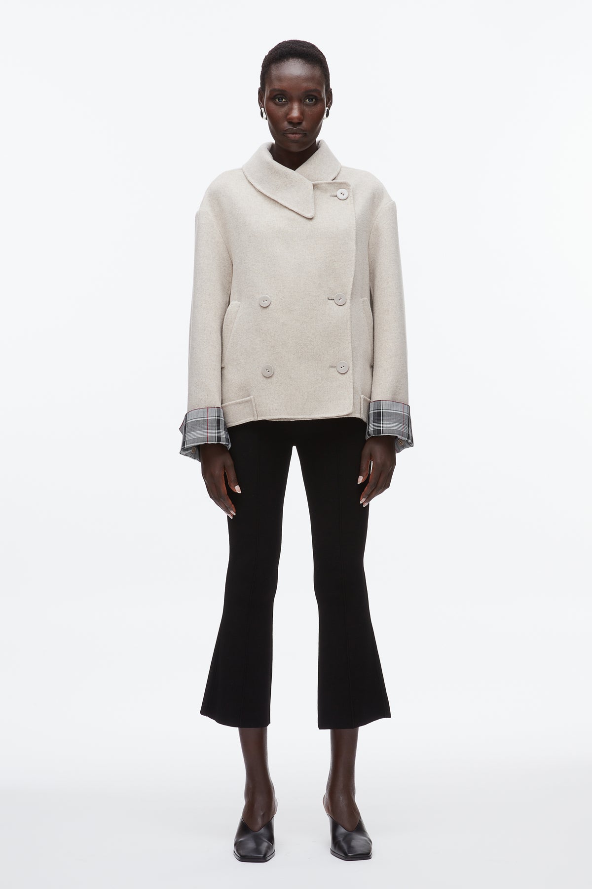 Double Face Cropped Peacoat – 3.1 Phillip Lim