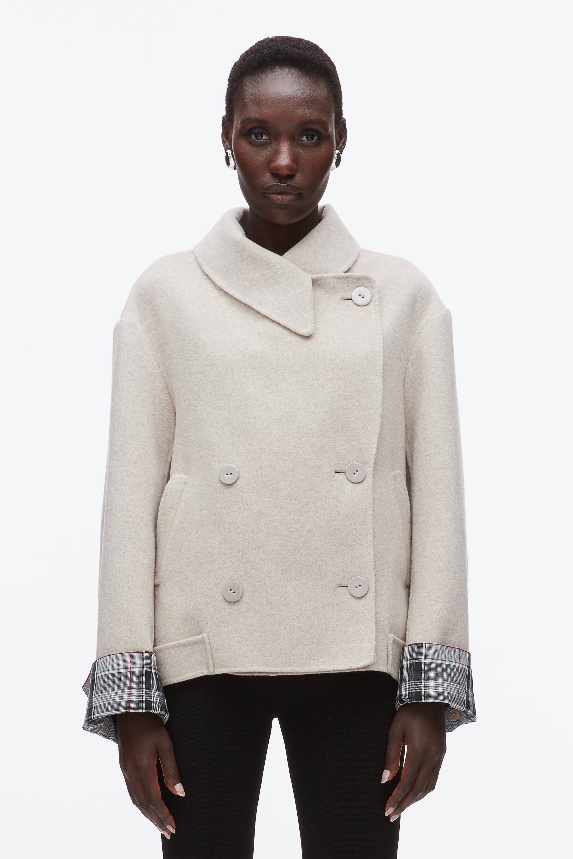 Double Face Cropped Peacoat – 3.1 Phillip Lim