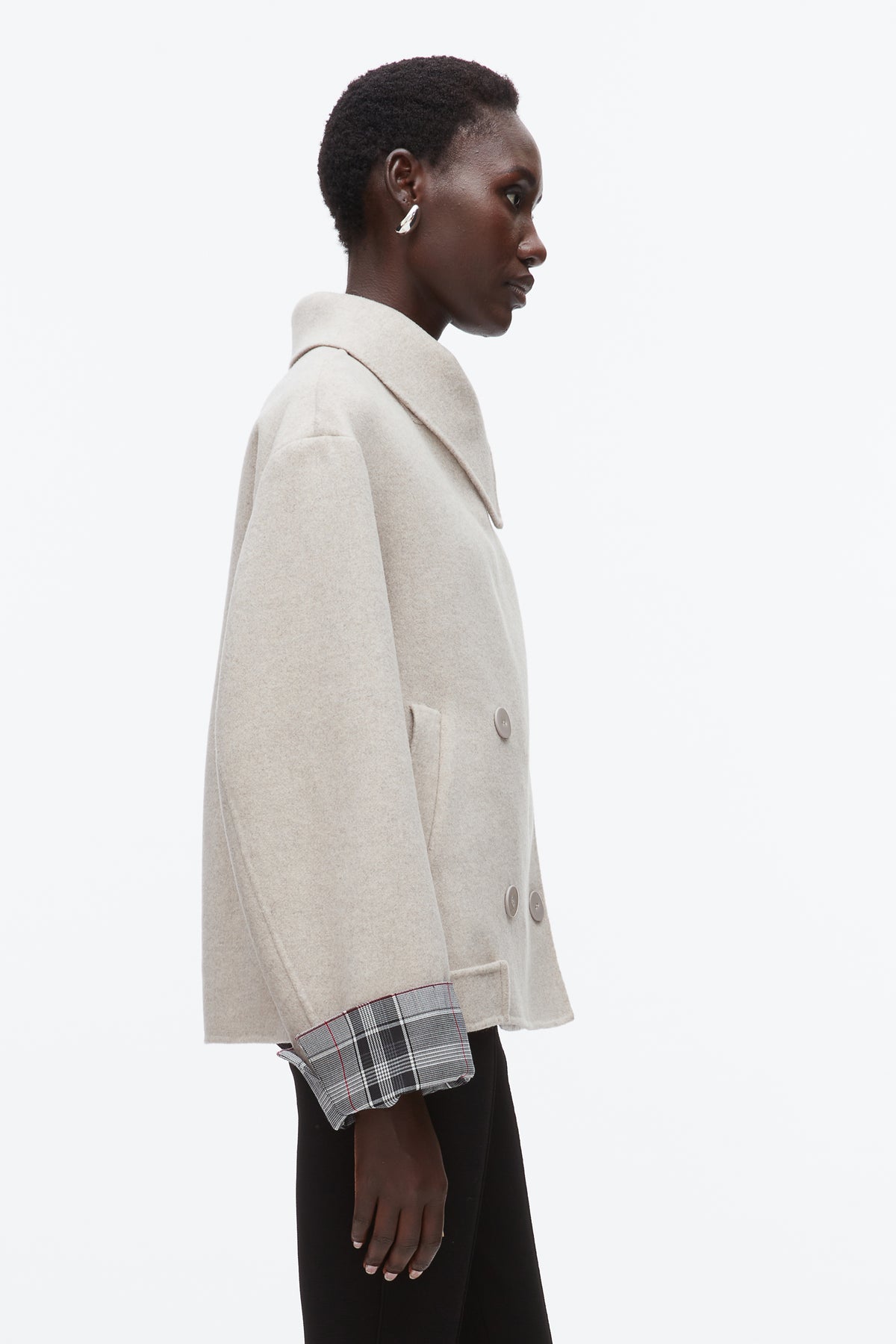 Double Face Cropped Peacoat – 3.1 Phillip Lim