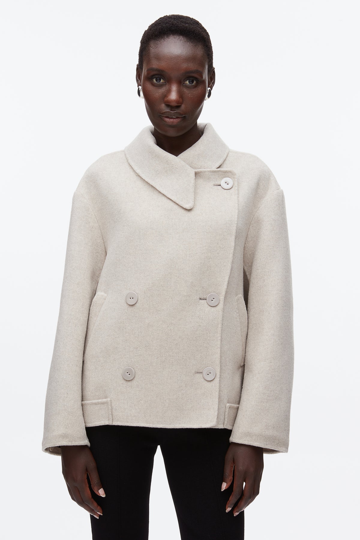 Double Face Cropped Peacoat – 3.1 Phillip Lim