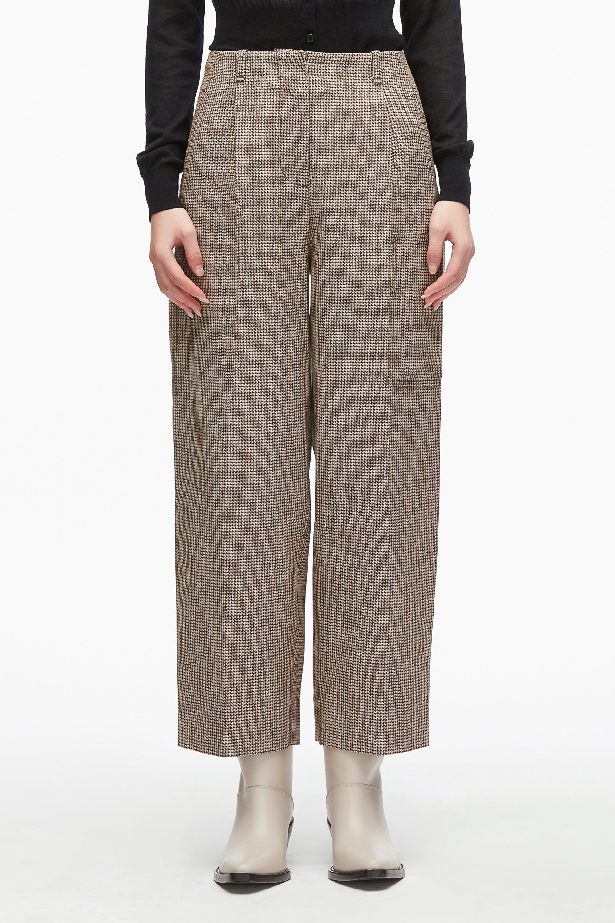 Houndtooth Tweed Curve Leg Pants – 3.1 Phillip Lim