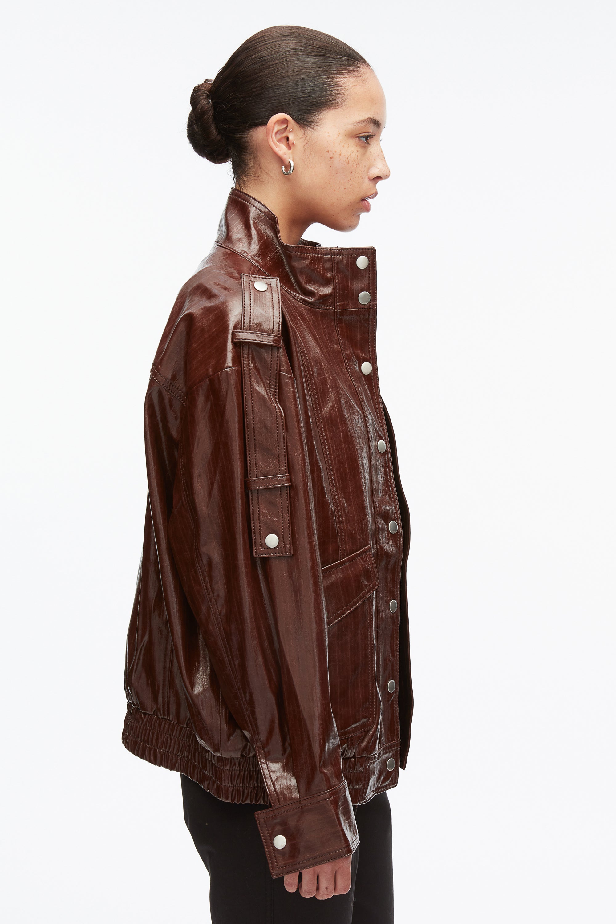 Textured Faux Leather Flight Jacket – 3.1 Phillip Lim