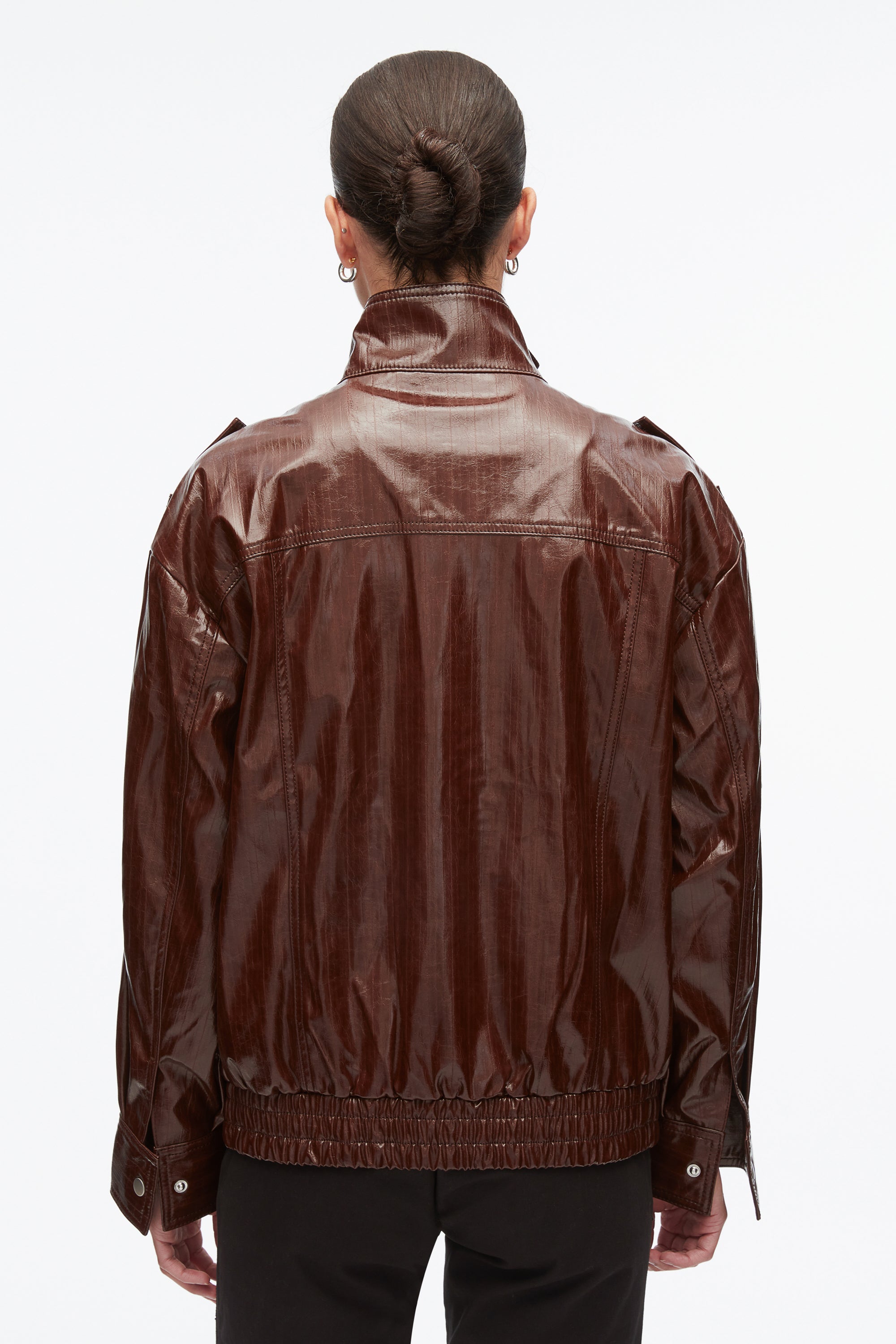 Textured Faux Leather Flight Jacket – 3.1 Phillip Lim
