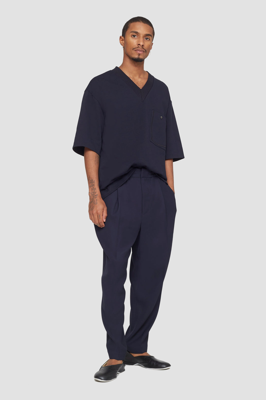 Single Pleat Tapered Trousers – Phillip Lim