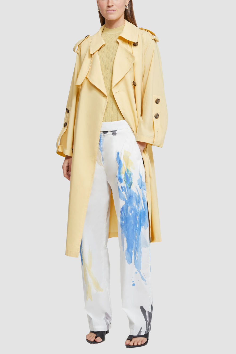 Cotton Recycled Poly Trench Coat – 3.1 Phillip Lim