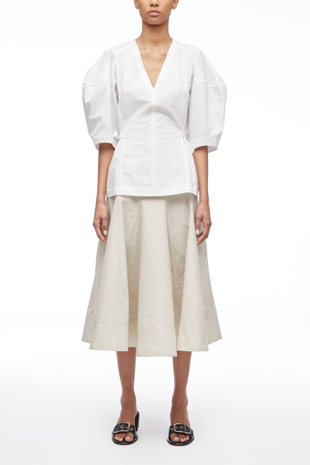 Ladybug Poplin Short Sleeve Top