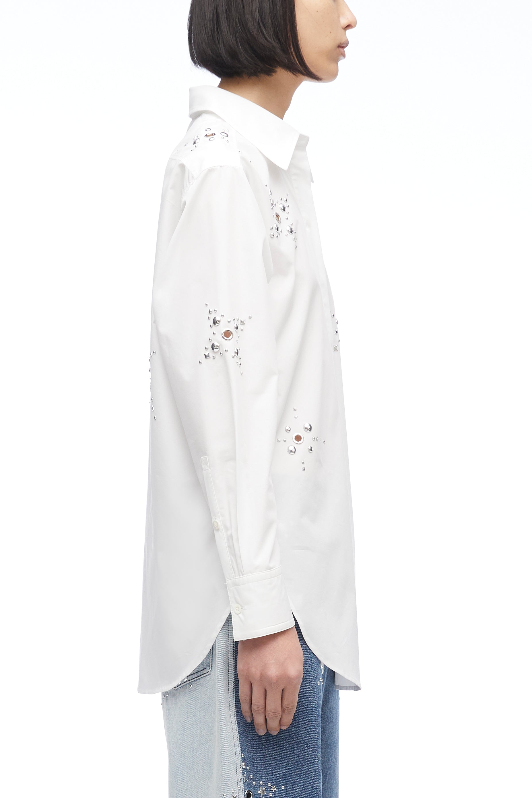 Liberty Embellished Button Up Shirt – 3.1 Phillip Lim