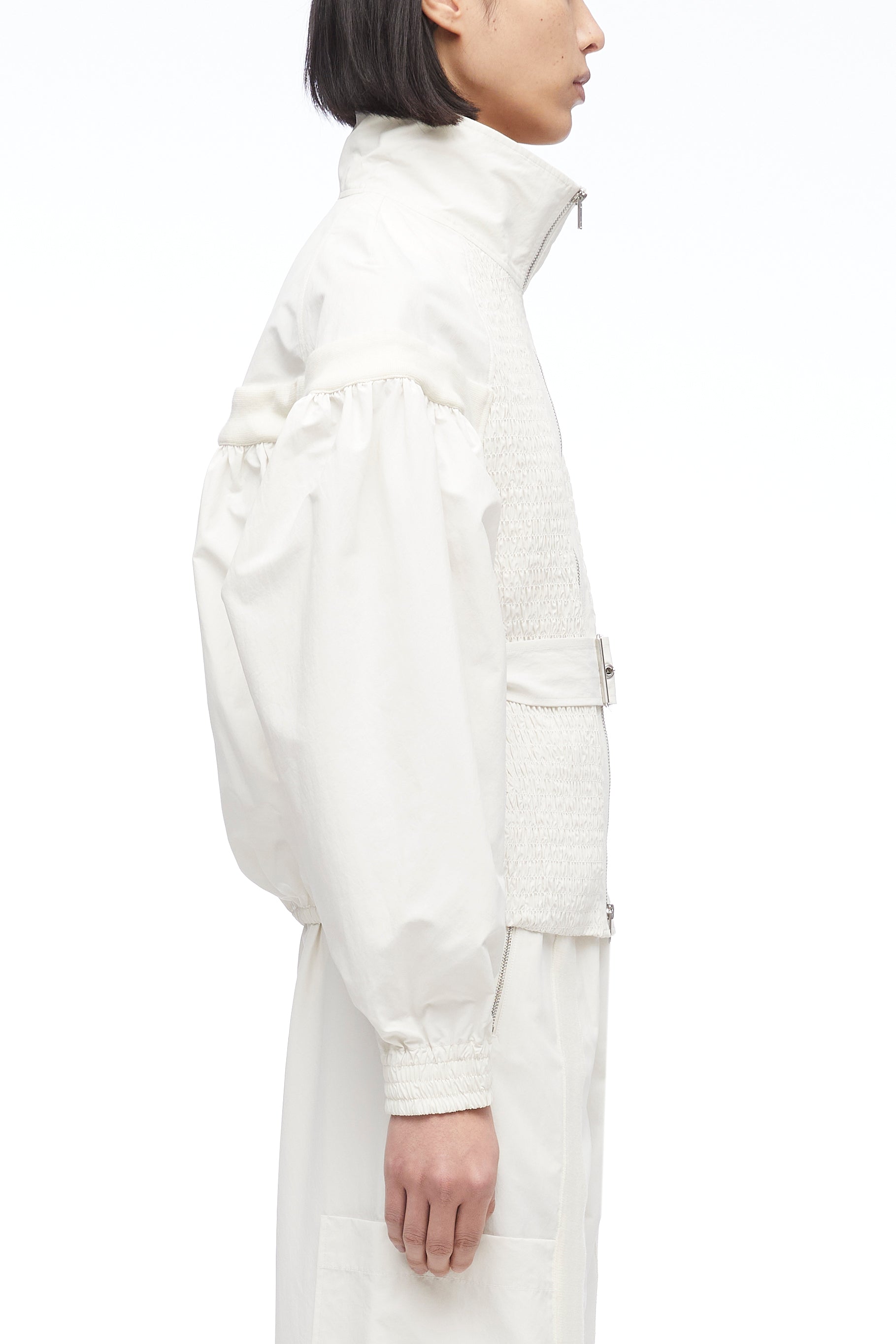 Smocked Recycled Tech Poly Jacket 3.1 Phillip Lim