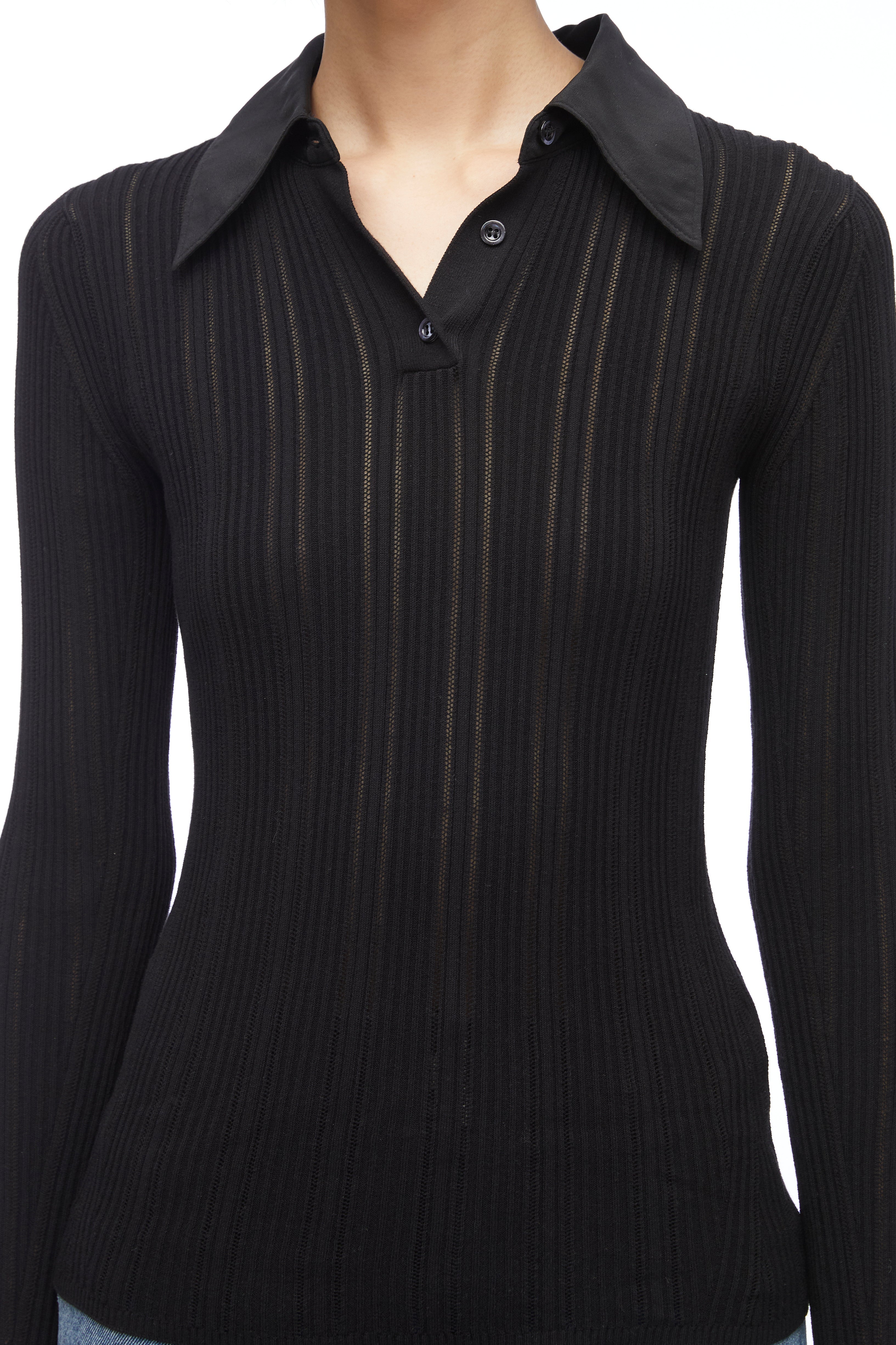 Variegated Rib Polo Pullover – 3.1 Phillip Lim