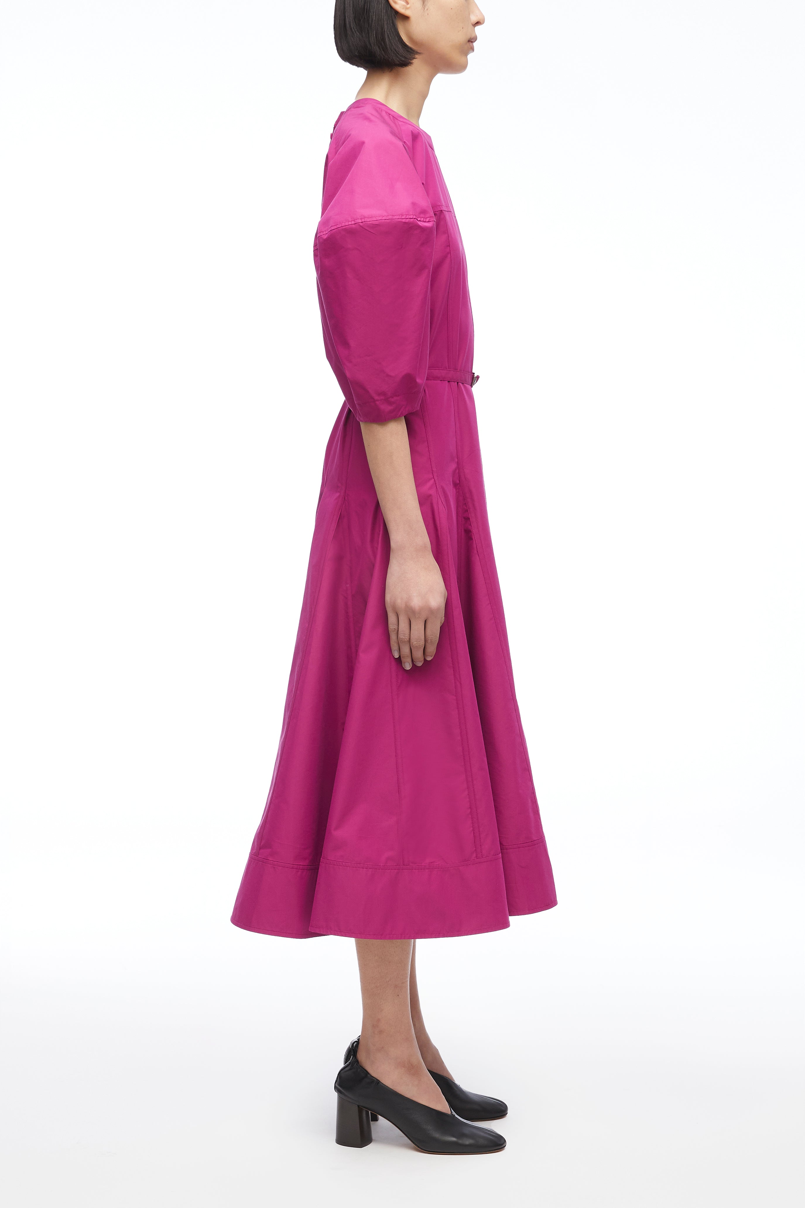 Puff Sleeve Belted Godet Midi Dress – 3.1 Phillip Lim