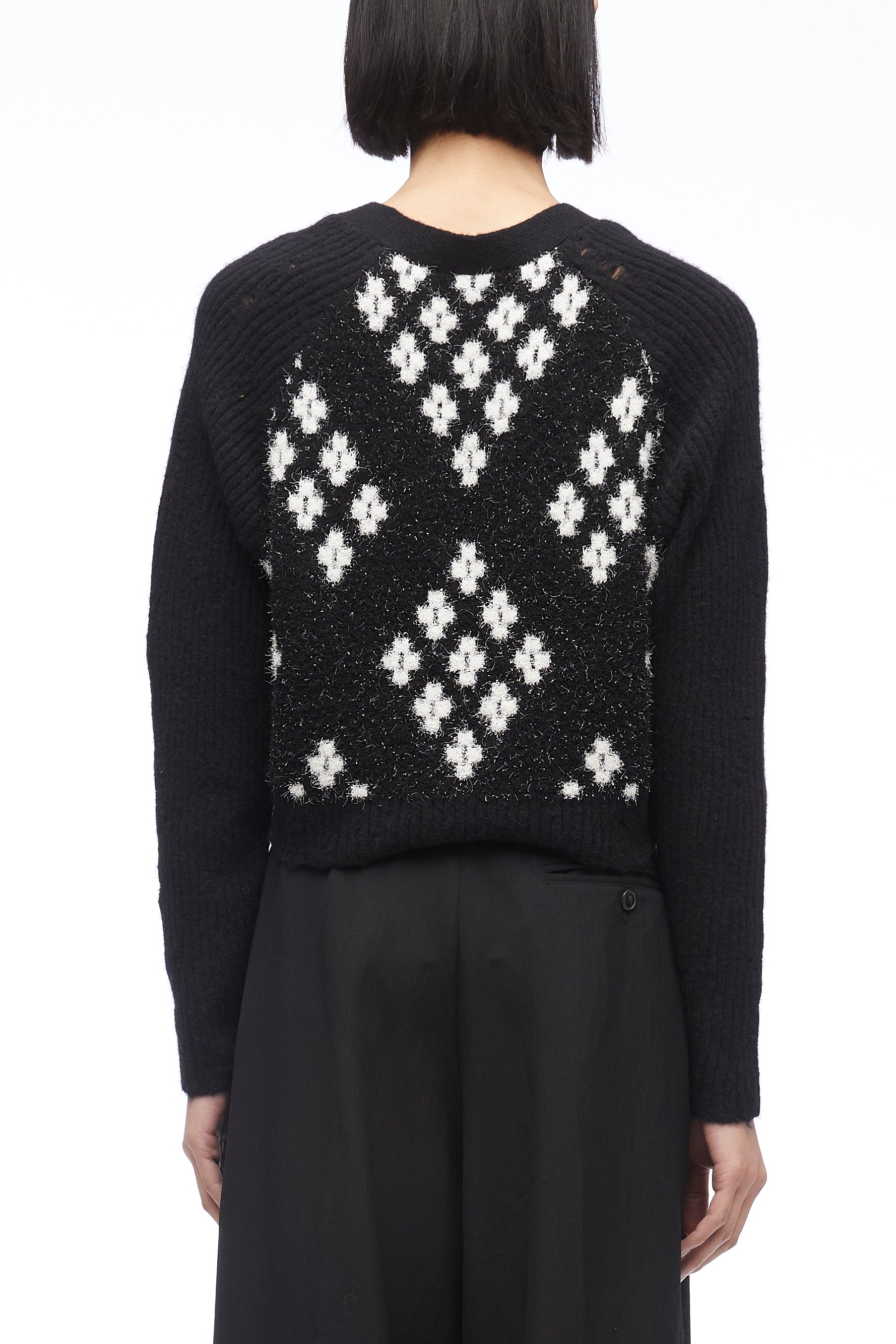 3.1 Phillip Lim argyle-check knitted cardigan - Black