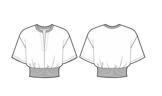 SS CROPPED SWEATSHIRT