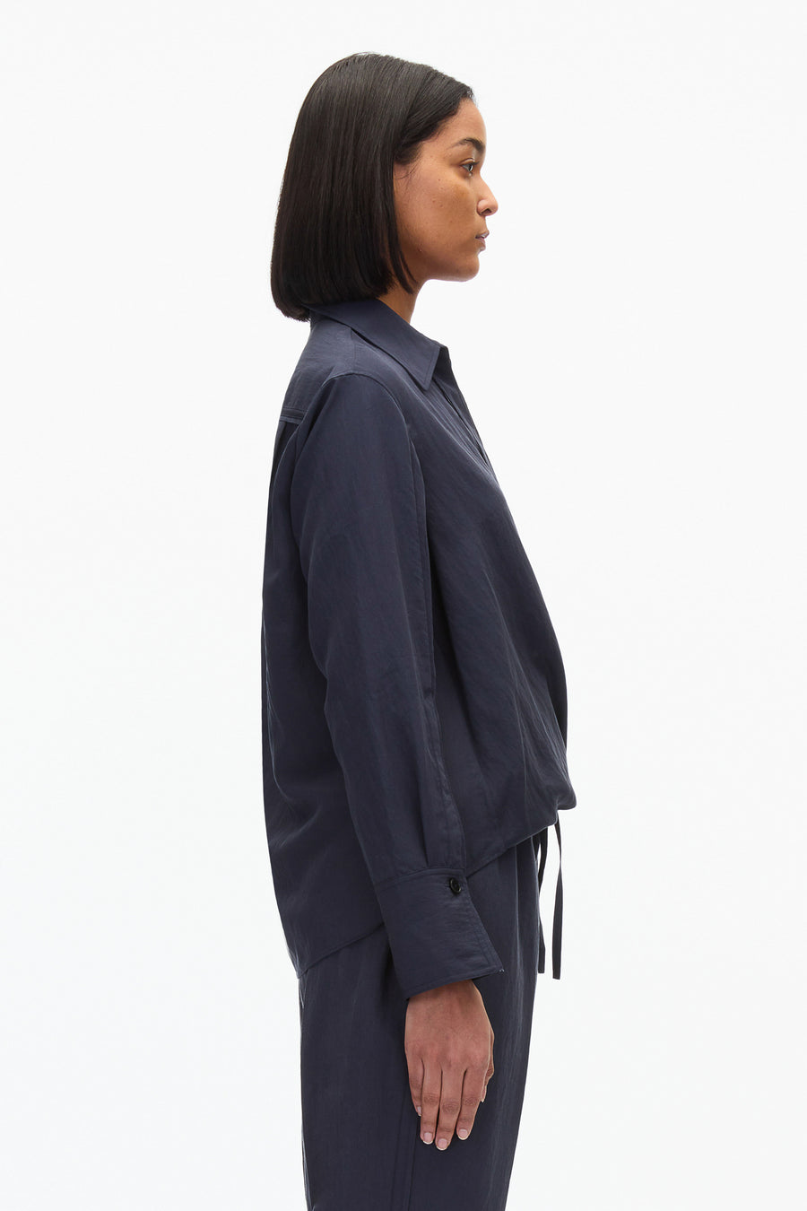 Crossover Draped Shirt main image 1