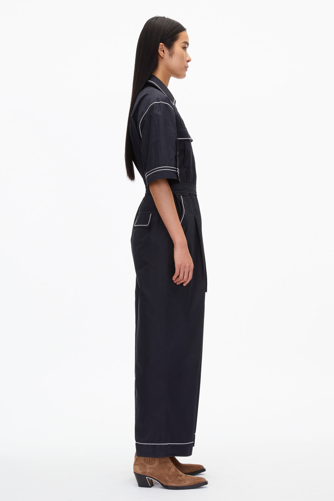 Jumpsuit with Wave Embroidery – Phillip Lim1